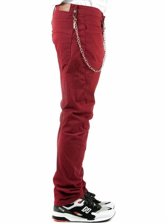 Pantaloni Elastic Roșu