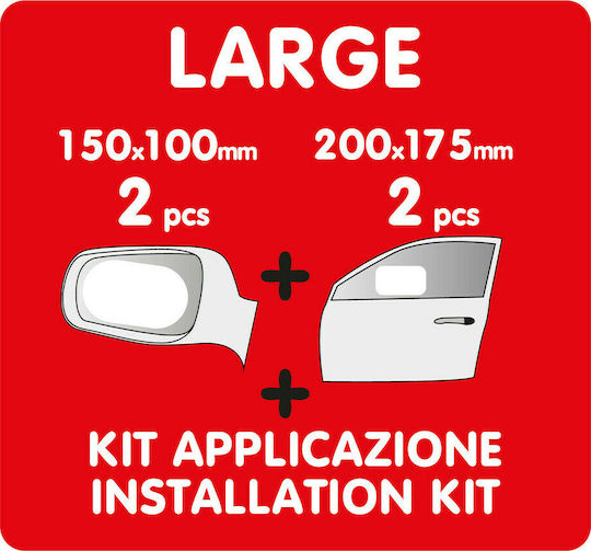 Lampa Protective Membranes for Car Mirrors 15cm x 10cm 4pcs