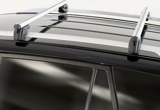 Menabo Sherman 120cm. for Cars with Factory Bars (with Roof Rack Legs and Lock) Black