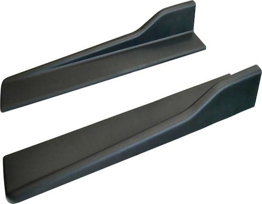 Simoni Racing Decorative Car Decorative Exterior Black Plastic 60x8x9.5mm 2pcs Universal