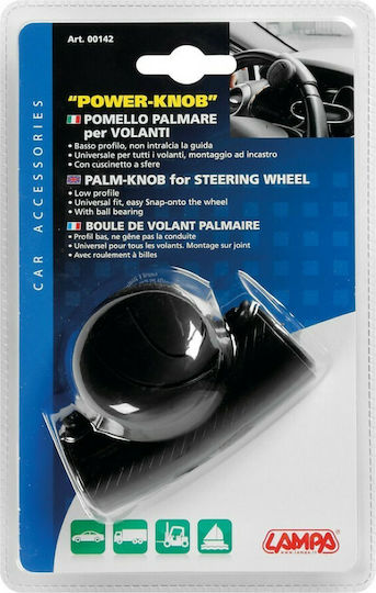 Lampa Lazy Car Steering Wheel Lazy Steering Wheel Palm Knob Black
