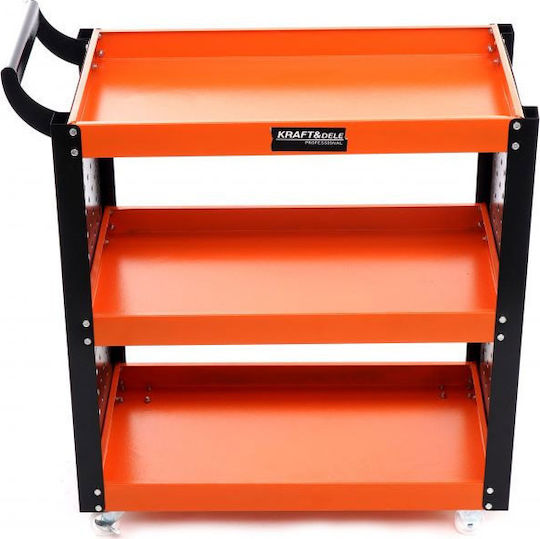 Kraft & Dele Cu roți Metal Căruță L37xA25xÎ68cm