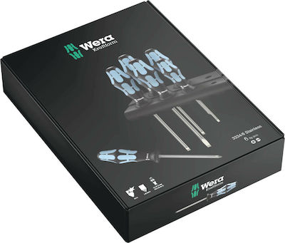 Wera 3334/6 Set 6 Electrician Screwdrivers