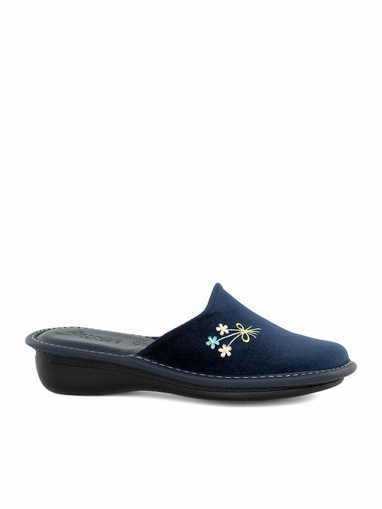 Women's Slippers 5765 Panses Blue Color