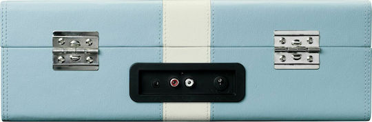 Lenco TT-110 TT110BW Βαλιτσάκι Πικάπ με Belt Drive, Προενίσχυση και Ενσωματωμένα Ηχεία Μπλε