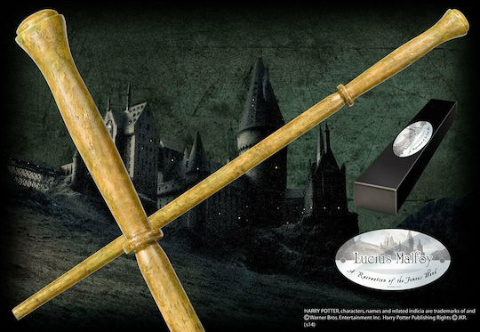 The Noble Collection Harry Potter: Lucius Malfoy's Wand Stick Replica length 37cm in Scale 1:1