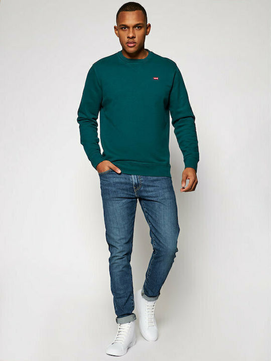 512 Men's Jeans Pants with Slim Tapered Fit Blue