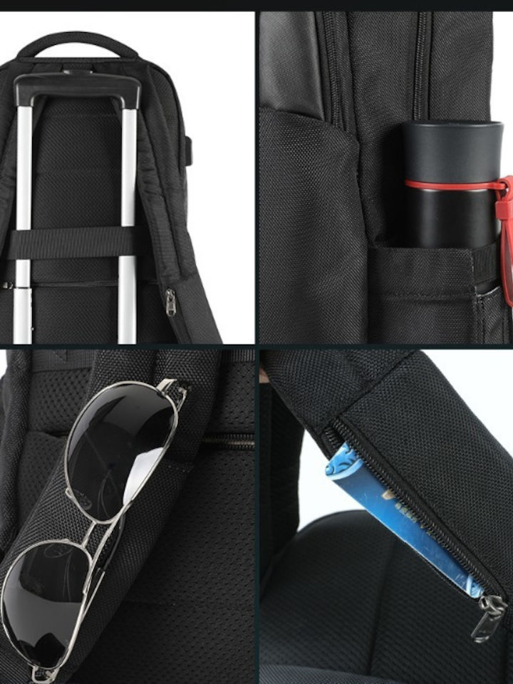 Tigernu T-B3906 Waterproof Backpack for Laptop 15.6" with USB Port in Blue Color