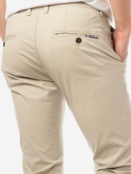 Παντελόνι Chino Ελαστικό σε Loose Εφαρμογή Μπεζ