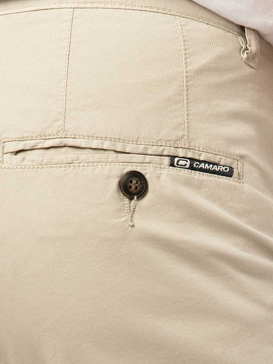 Παντελόνι Chino Ελαστικό σε Loose Εφαρμογή Μπεζ