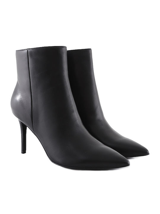 Nine West Fhayla8 Leather Women's Ankle Boots Black