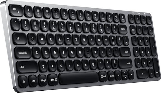 Satechi Compact Backlit Ασύρματο Bluetooth Πληκτρολόγιο Αγγλικό US Συμβατό με Mac Γκρι