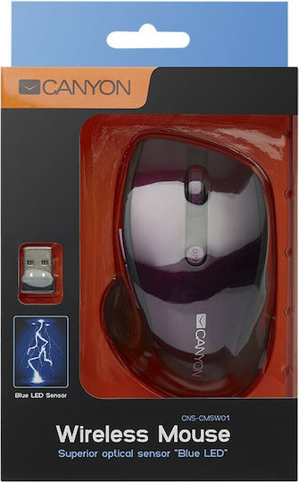 Canyon CMSW01 Ασύρματο Ποντίκι Μωβ