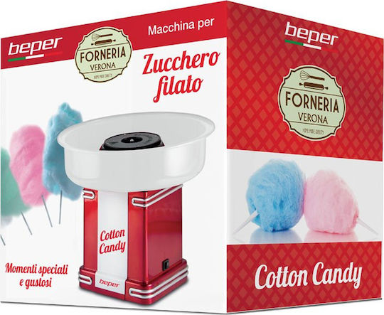 Beper 90.396 Candy Floss Maker 31.5cm Red