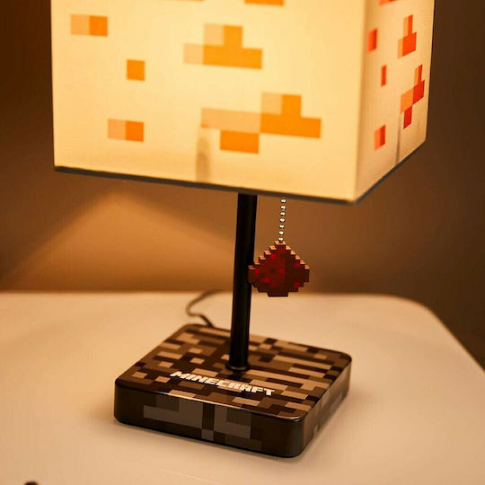 Paladone Lumini LED Lampă portabilă pentru copii Minecraft Multicolor 13x13x34.5εκ.