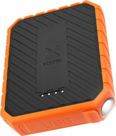 Xtorm Rugged Power Bank 10000mAh 18W με 2 Θύρες USB-A και Θύρα USB-C Power Delivery / Quick Charge 3.0 Πορτοκαλί