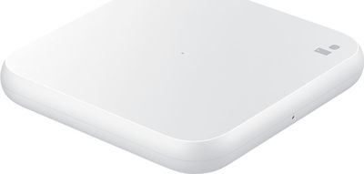 Samsung Wireless Charger (Qi Pad) 9W Power Delivery White (Single Pad With Travel Adapter)