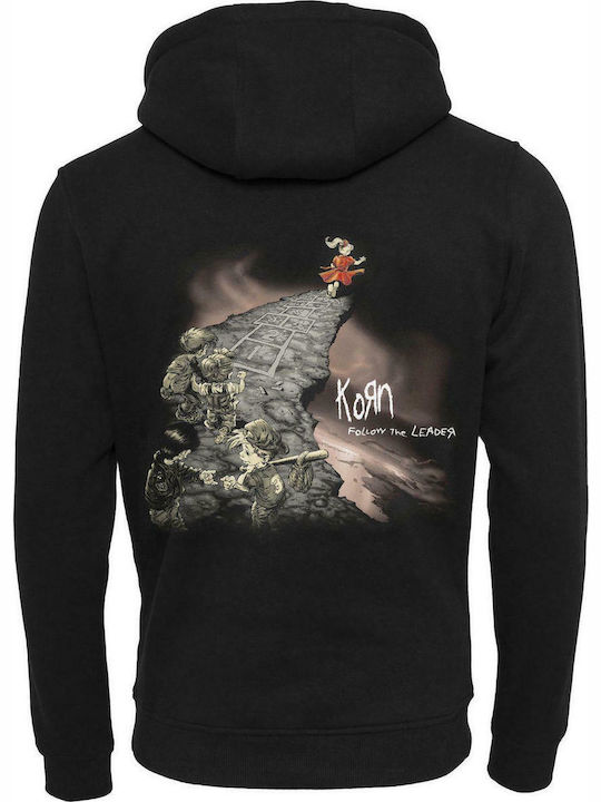 Merchcode Korn Follow The Leader Kapuzenpulli Schwarz MC498-00007