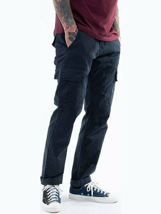 Agent Trousers Cargo in Slim Fit Blue