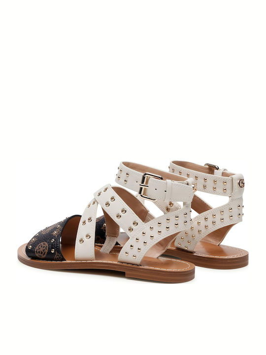 Cevie Leather Women's Flat Sandals