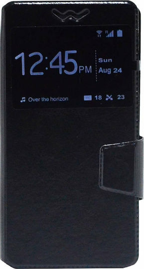 Ancus S-View Elastic Book 5.7" έως 6.0" (Μαύρο)