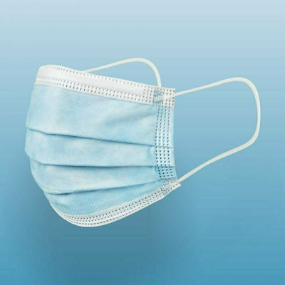 Larisa Face Cover Disposable Surgical Mask Type II Light Blue 1000pcs