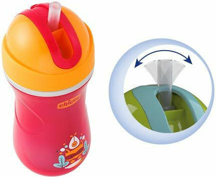 Chicco Baby Cup Sport made of Plastic Red 266ml for 14m+m+