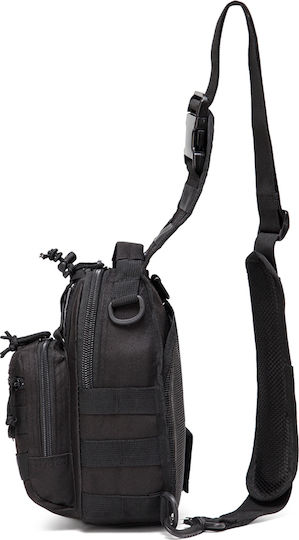 Talos Sling Tactical Molle Военна Чантичка За през гърди Черен 5лт