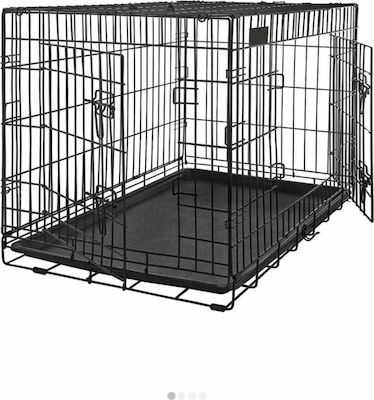 Glee Dog Wire Crate with 2 Doors Μεταλλικό Περιορισμού Large 92.5x57.5x64cm 92.5x57.5x64cm 88502