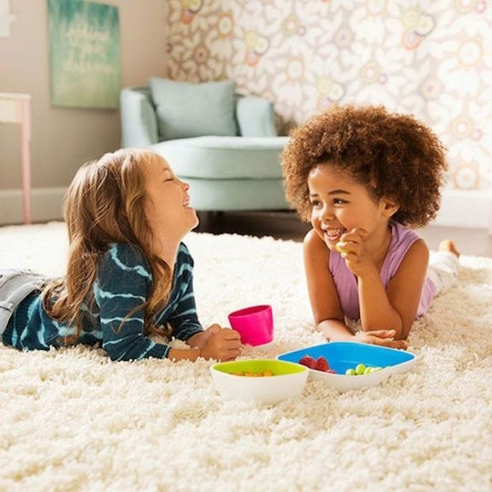 Munchkin Plastic Toddler Plate Splash 2pcs Πράσινο/Μπλε