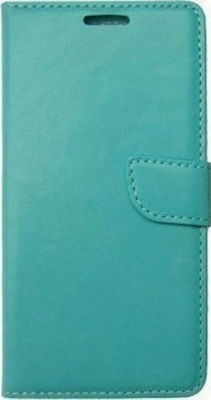 Synthetic Leather Wallet Turquoise (Galaxy A20e)