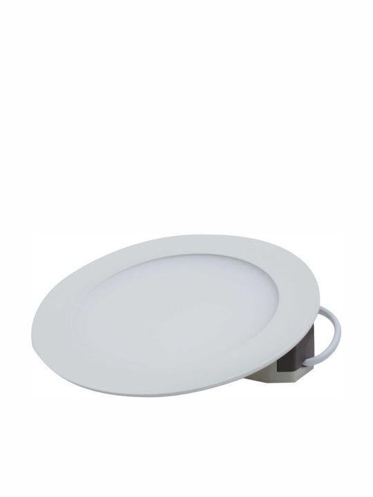 Geyer Round Recessed LED Panel 9W with Natural White Light 14.5x14.5cm