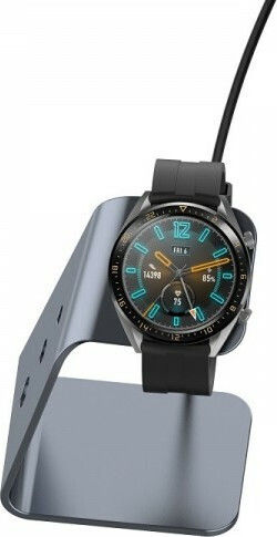 Μεταλλική Βάση με Φορτιστή Space Grey (Huawei Watch GT / GT2)