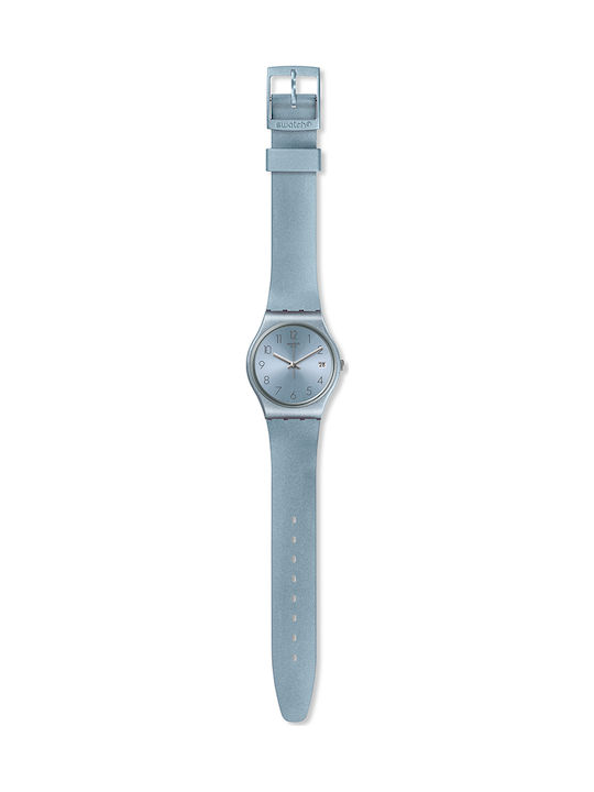 Swatch Azulbaya Rubber Strap Blue 17mm