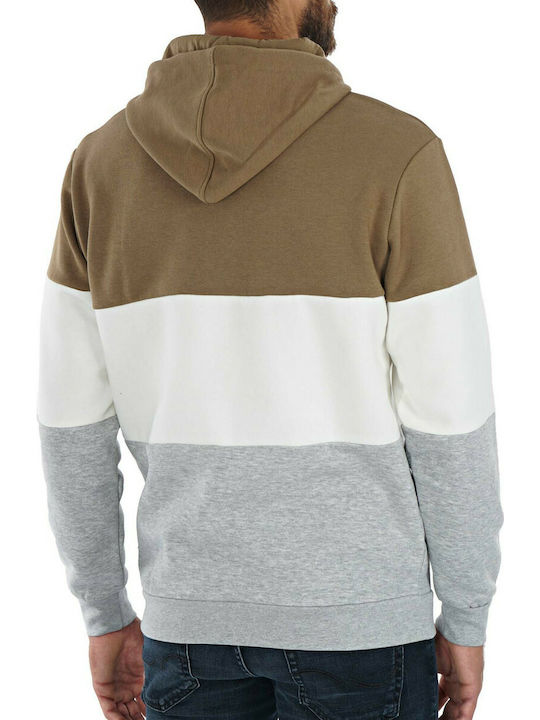 Solid Men's Sweatshirt with Hood Multicolour