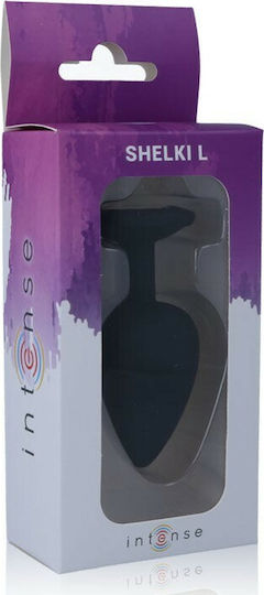 Intense Shelki Анална тапа Large Черна 9.2см