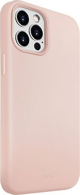 Uniq Lino Hue Silicone Back Cover Pink (iPhone 12 Pro Max)