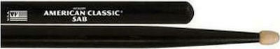 Vic Firth 5A 5AB Hickory Drumstick Black