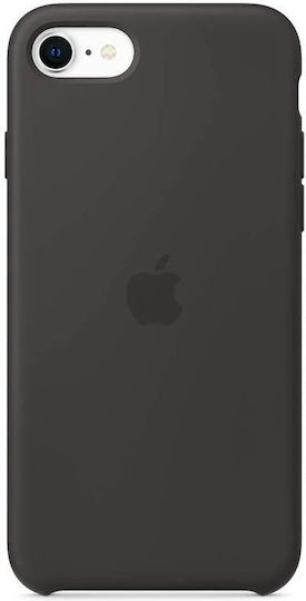 Apple Silicone Case Задна корица Силикон Черен (iPhone SE 2022/2020)
