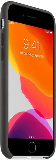 Apple Silicone Case Задна корица Силикон Черен (iPhone SE 2022/2020)