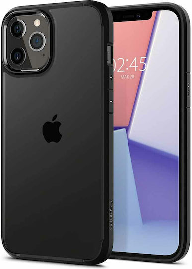 Spigen Ultra Hybrid Back Cover Plastic 2mm Black (iPhone 12 Pro Max)