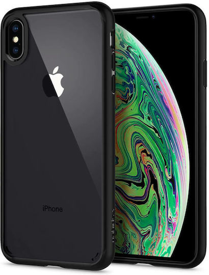 Spigen Ultra Hybrid Back Cover Πλαστικό Μαύρο (iPhone XS Max)