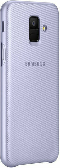 Samsung Cover Book Plastic Purple (Galaxy A6 2018)