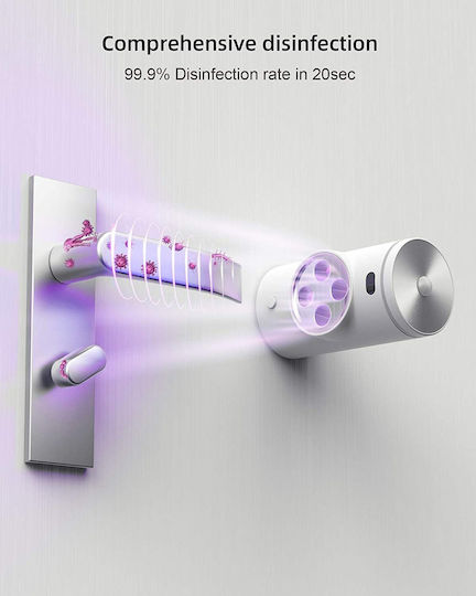 59s UVC Auto Door Handle Sterilizer Λευκό