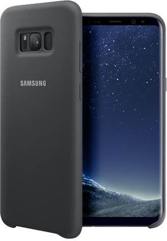 Samsung Protective Ef-pg955ts Umschlag Rückseite Silikon Gray (Galaxy S8+)