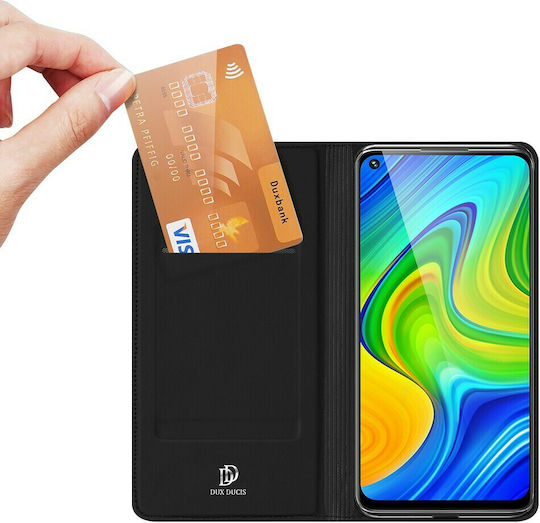 Dux Ducis Skin Pro Book Synthetic Leather Black (Redmi Note 9)