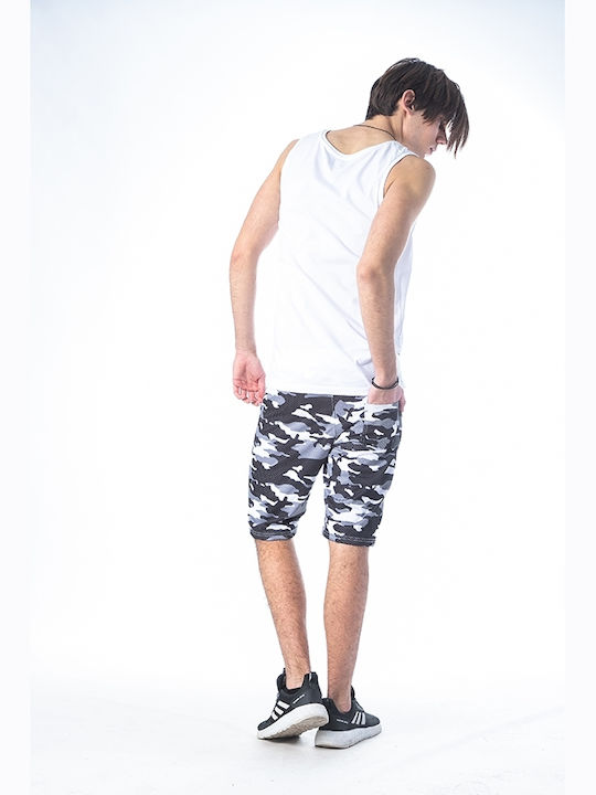 Paco & Co Herrenshorts Camo Grey