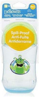 Dr. Brown's Educational Sippy Cup Plastic Green for 9m+m+ 270ml TC 91001