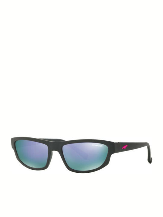 Arnette Lost Boy Men's Sunglasses with Black Plastic Frame and Black Mirror Lens AN4260 01/4V