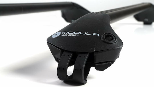 Modula Aluminum Car Roof Bars 119cm for Hyundai Santa Fe for Cars with Factory Bars Set with Roof Rack Legs Black